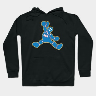 Jumping OKC Thunder Gingerbread Man Hoodie